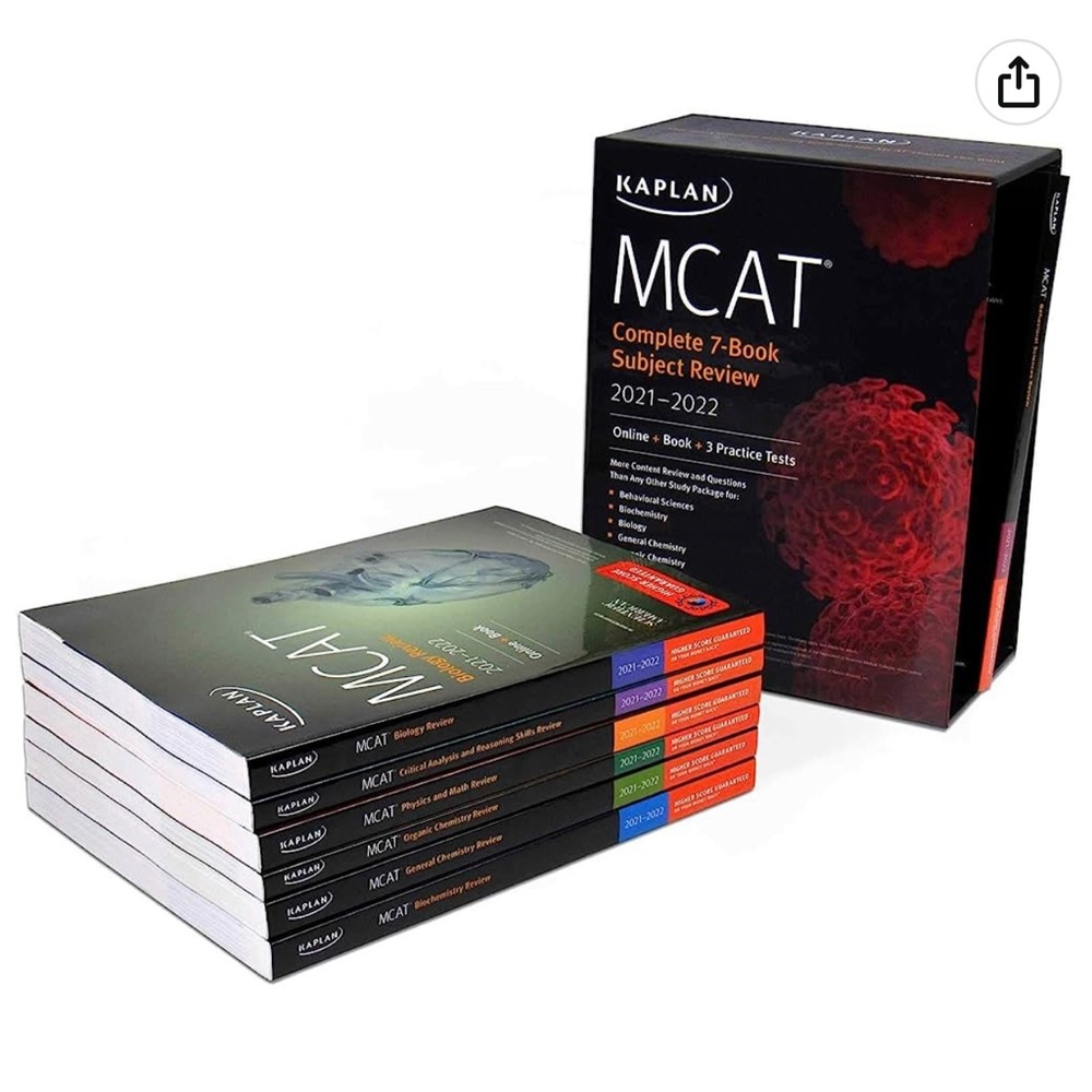 KAPLAN MCAT 7 BOOKS